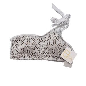 BCA Swim Asymmetrical One Shoulder Swimsuit Top‎ Women's Size Small